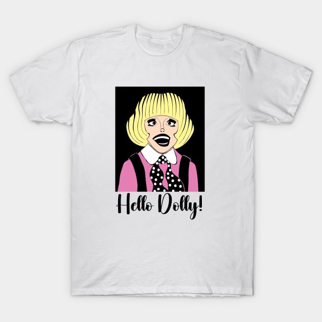 CAROL CHANNING FAN ART T-Shirt by cartoonistguy